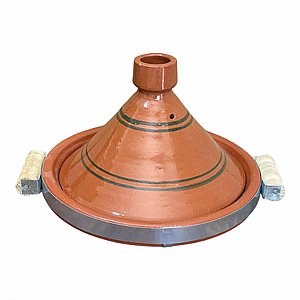 טאג'ין מרוקאי מקורי עם תחתית לגז טאג'ין מרוקאי מקורי עם תחתית לגז